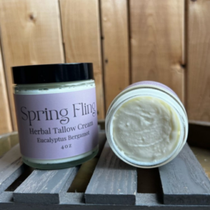 Hillside Apothecary Spring Fling Tallow Balm 4 oz.