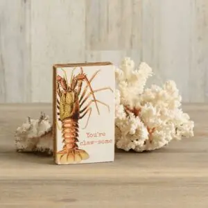 You're Clawsome Block Sign